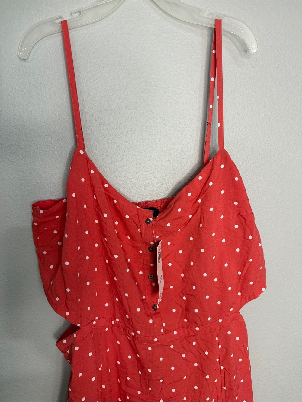NWT Abercrombie maxi dress Coral Large